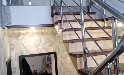 Ригельные перила из нержавеющей стали